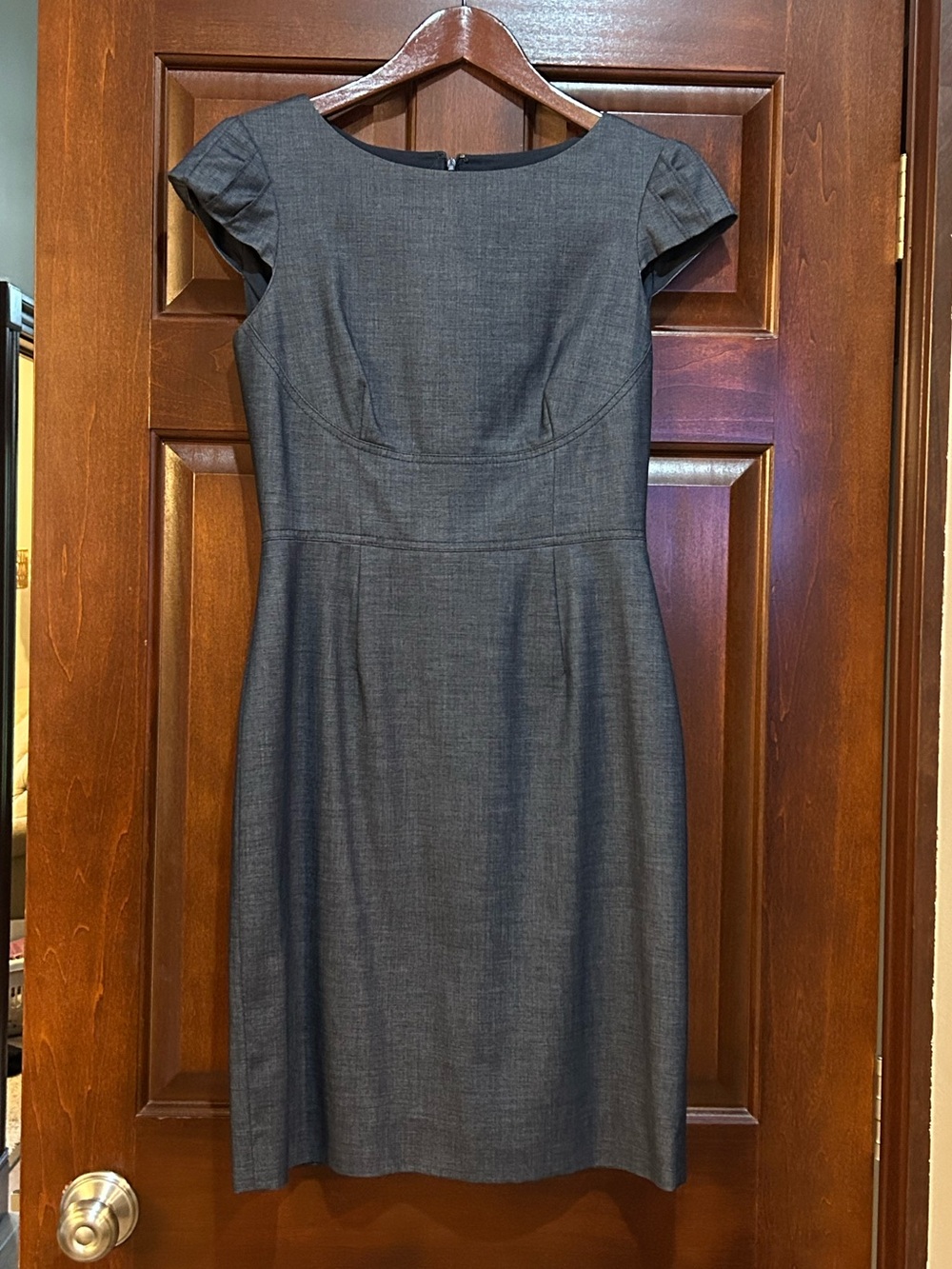 Antonio Melani 99DLM751 Blue/gray Charcoal  Dress Size 4 Dillard’s